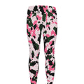 Pink Green And Black Camouflage Print Men's Leggings