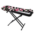 Pink Green And Black Camouflage Print Piano Keyboard Cover