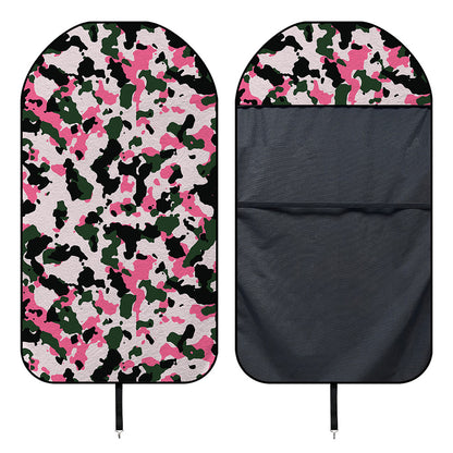 Pink Green And Black Camouflage Print Waterproof Car Seat Cover