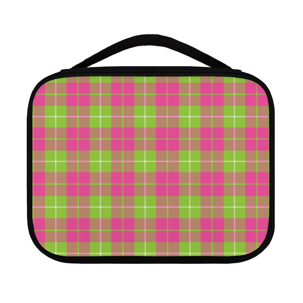 Pink Green And White Tartan Print Classic Bible Case