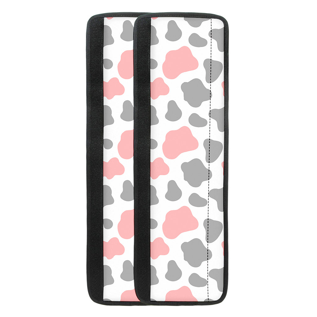 Pink Grey And White Cow Print Refrigerator Handle Covers