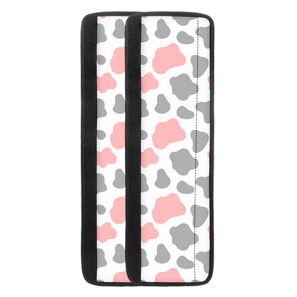 Pink Grey And White Cow Print Refrigerator Handle Covers