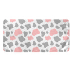 Pink Grey And White Cow Print Towel