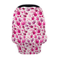 Pink Hand Breast Cancer Pattern Print Baby Seat Cover