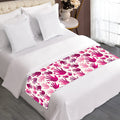 Pink Hand Breast Cancer Pattern Print Bed Runner