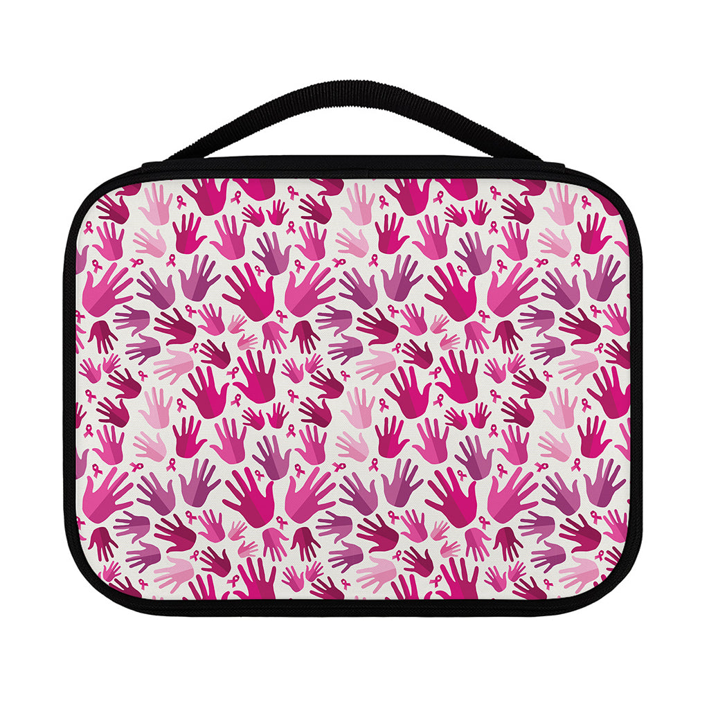 Pink Hand Breast Cancer Pattern Print Classic Bible Case