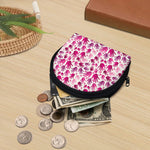 Pink Hand Breast Cancer Pattern Print Coin Purse