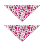 Pink Hand Breast Cancer Pattern Print Dog Bandana