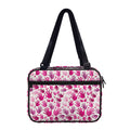 Pink Hand Breast Cancer Pattern Print Double Strap Bible Bag