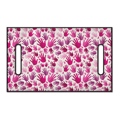Pink Hand Breast Cancer Pattern Print Golf Cart Seat Cover
