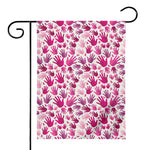 Pink Hand Breast Cancer Pattern Print House Flag