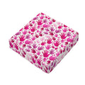 Pink Hand Breast Cancer Pattern Print Outdoor Seat Cushion Cover