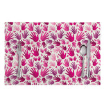 Pink Hand Breast Cancer Pattern Print Placemat