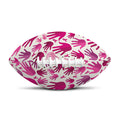 Pink Hand Breast Cancer Pattern Print Rugby Ball