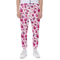 Pink Hand Breast Cancer Pattern Print Joggers