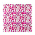 Pink Hand Breast Cancer Pattern Print Silk Bandana