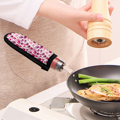 Pink Hand Breast Cancer Pattern Print Skillet Handle Cover