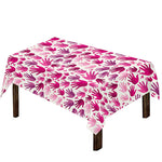 Pink Hand Breast Cancer Pattern Print Tablecloth
