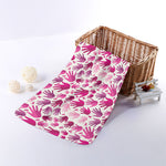 Pink Hand Breast Cancer Pattern Print Towel