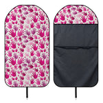 Pink Hand Breast Cancer Pattern Print Waterproof Car Seat Cover