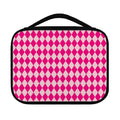 Pink Harlequin Pattern Print Classic Bible Case