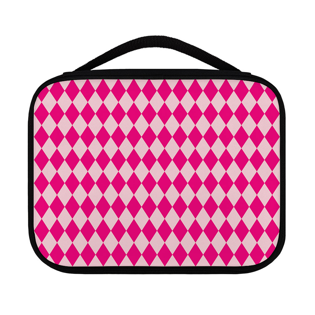 Pink Harlequin Pattern Print Classic Bible Case