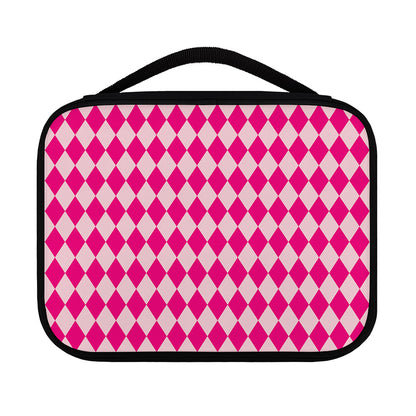 Pink Harlequin Pattern Print Classic Bible Case