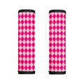 Pink Harlequin Pattern Print Handle Covers