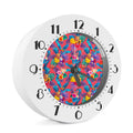 Pink Hawaiian Fruits Pattern Print Alarm Clock