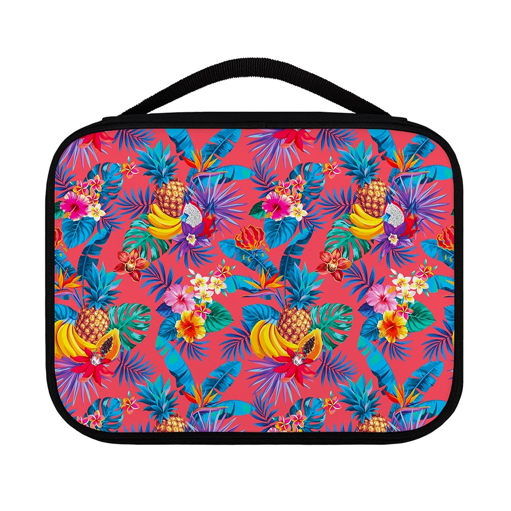 Pink Hawaiian Fruits Pattern Print Classic Bible Case