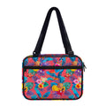 Pink Hawaiian Fruits Pattern Print Double Strap Bible Bag