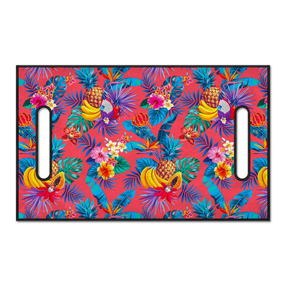Pink Hawaiian Fruits Pattern Print Golf Cart Seat Cover