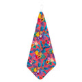 Pink Hawaiian Fruits Pattern Print Hand Towel