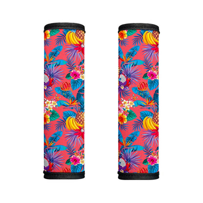 Pink Hawaiian Fruits Pattern Print Handle Covers