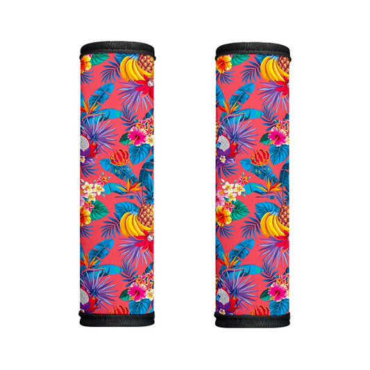 Pink Hawaiian Fruits Pattern Print Handle Covers