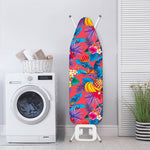 Pink Hawaiian Fruits Pattern Print Ironing Board Cover