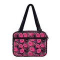 Pink Hawaiian Hibiscus Pattern Print Double Strap Bible Bag