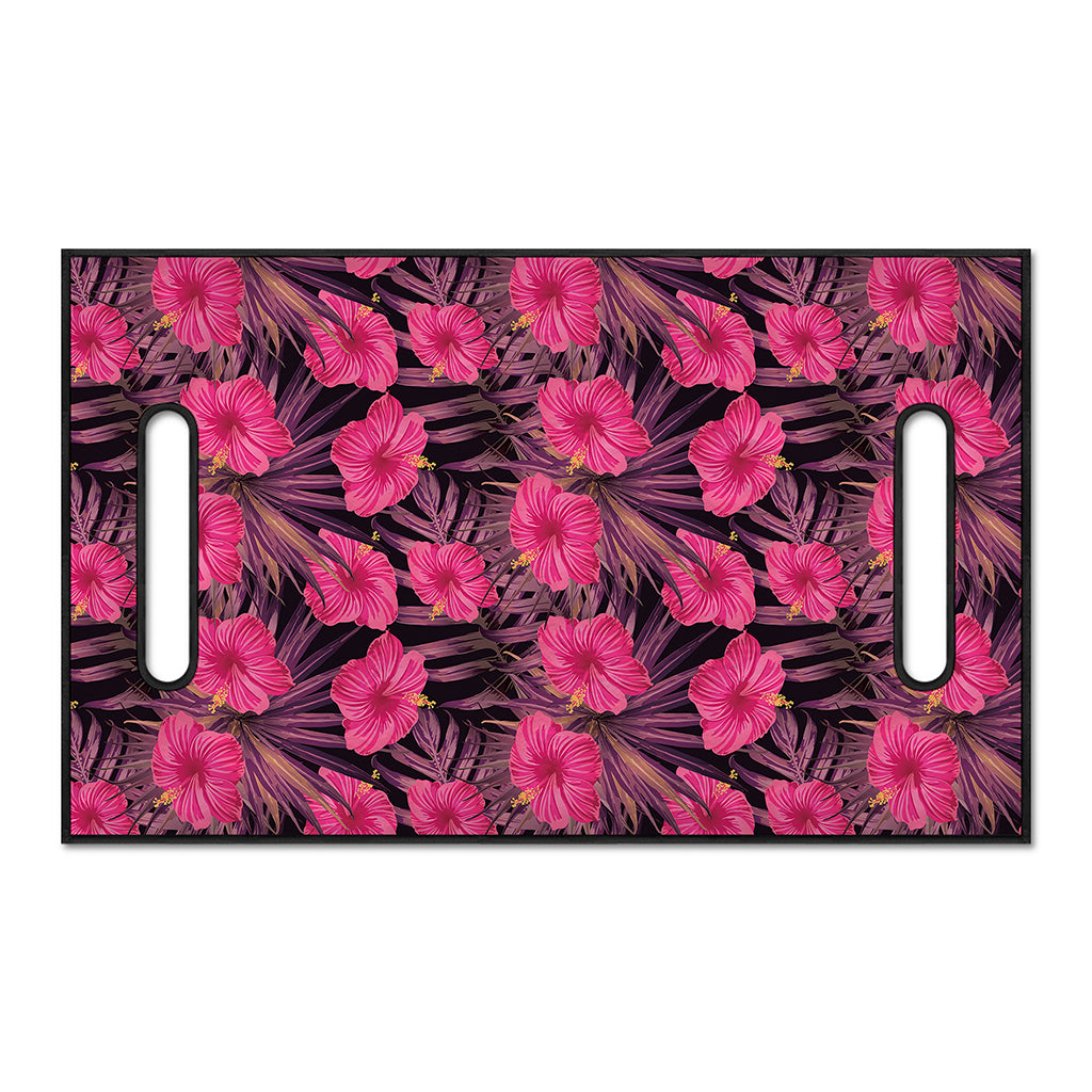 Pink Hawaiian Hibiscus Pattern Print Golf Cart Seat Cover
