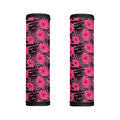 Pink Hawaiian Hibiscus Pattern Print Handle Covers