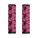 Pink Hawaiian Hibiscus Pattern Print Handle Covers