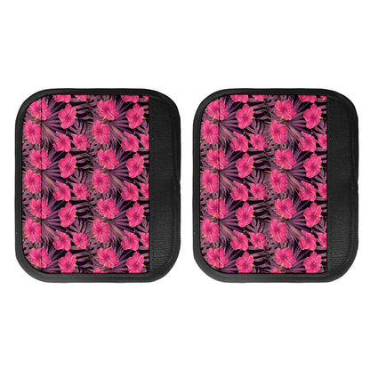 Pink Hawaiian Hibiscus Pattern Print Handle Covers
