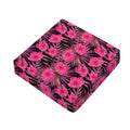 Pink Hawaiian Hibiscus Pattern Print Outdoor Seat Cushion Cover