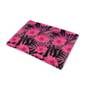 Pink Hawaiian Hibiscus Pattern Print Pet Cooling Mat Cover