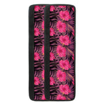 Pink Hawaiian Hibiscus Pattern Print Refrigerator Handle Covers