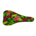 Pink Hawaiian Tropical Pattern Print Bicycle Seat Cover