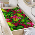 Pink Hawaiian Tropical Pattern Print Changing Pad Cover