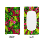 Pink Hawaiian Tropical Pattern Print Changing Pad Cover