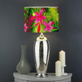 Pink Hawaiian Tropical Pattern Print Drum Lamp Shade
