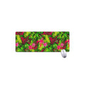 Pink Hawaiian Tropical Pattern Print Extended Mouse Pad