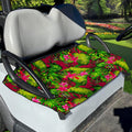 Pink Hawaiian Tropical Pattern Print Golf Cart Seat Cover